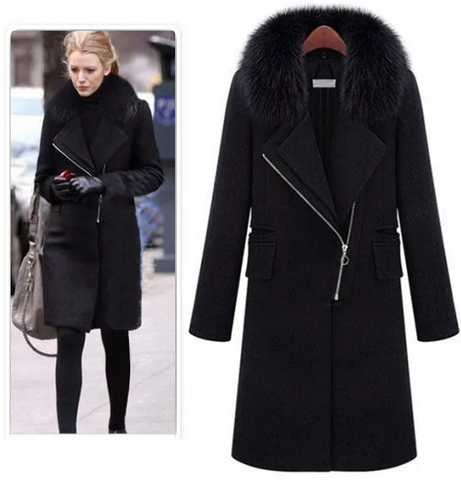 Wool Black Coat Women - Sm Coats