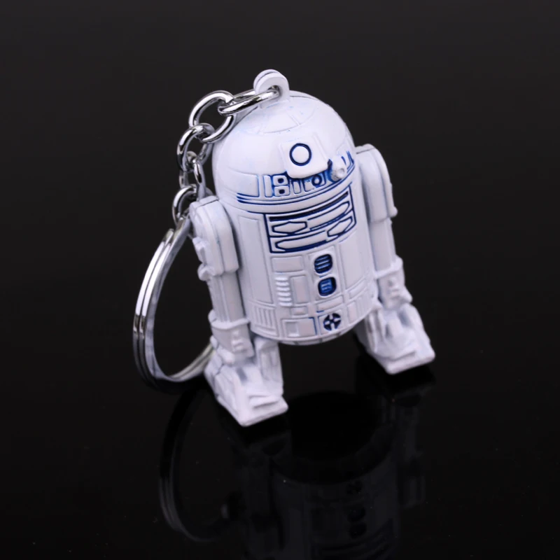 MQCHUN Звездные войны 3D фигурка робота R2D2 кулон брелок-талисман унисекс ключи брелки для автомобиля chaviro ювелирные изделия аксессуары-50