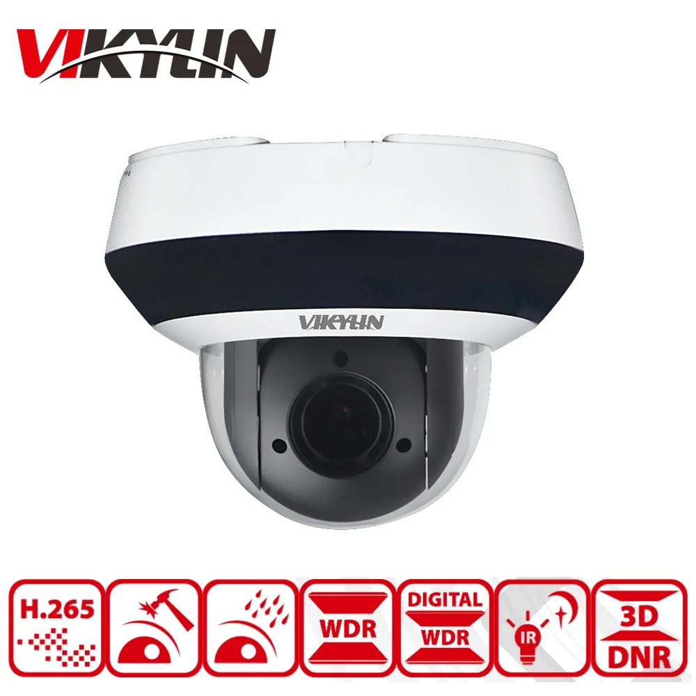 

VIKYLIN 4MP PTZ IP Camera 2.8-12mm 4x Zoom With POE CCTV Security H.265 Surveillance Camera OEM from Hikvision DS-2DE2A404IW-DE3