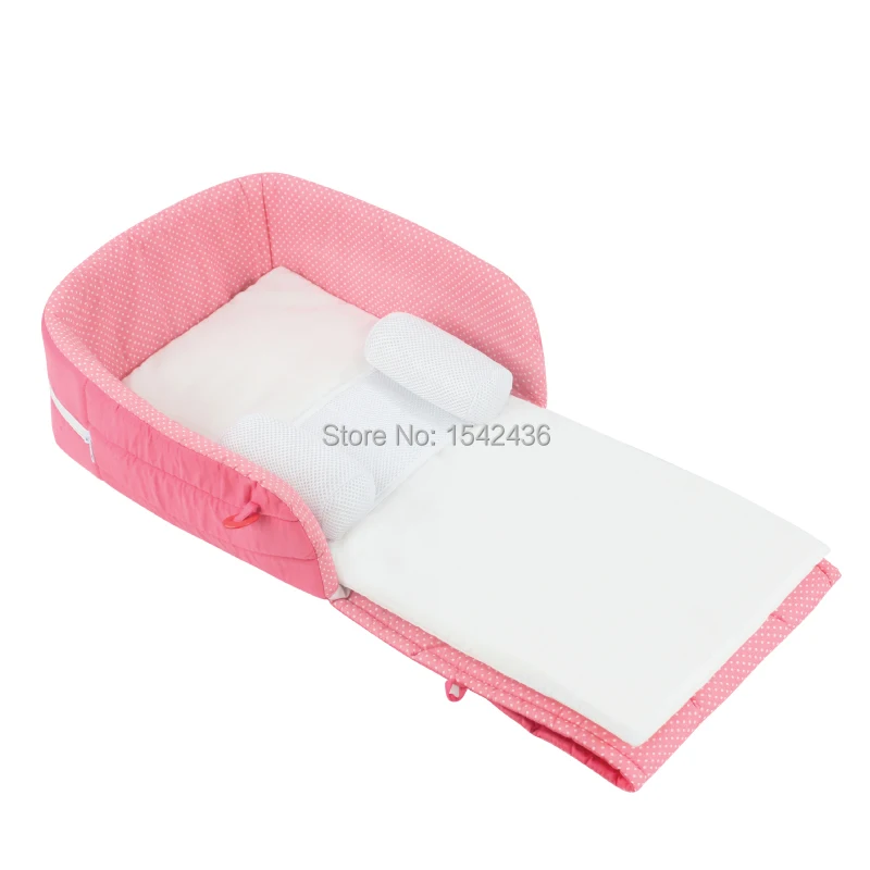 Newborn baby Folding cot Portable bed cot playpens Suitable for 0 6