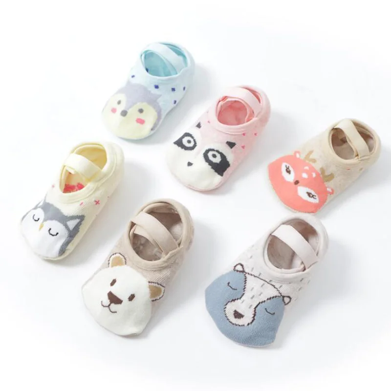 

New cartoon animal baby toddler socks non-slip children's floor socks