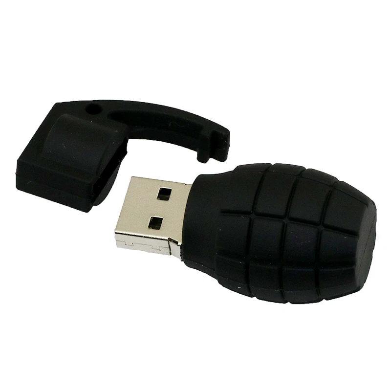 Флеш-накопитель USB флеш-накопитель 4 ГБ, 8 ГБ, 16 ГБ, 32 ГБ, 64 ГБ, usb-накопитель ручной гранаты, флеш-накопитель USB2.0, мультипликационный пистолет AK47, флешки