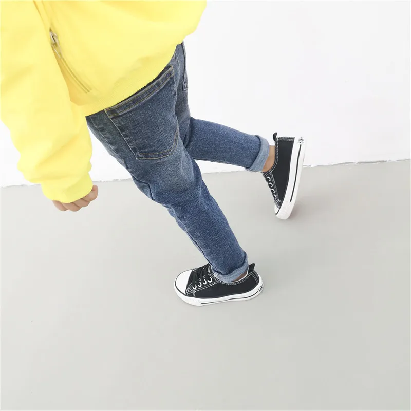 Autumn 2018 New Style Girls Jeans Kids Clothing Pants For Girls Spring Trousers Children Jeans Elastic Waist Fashion For Baby (31)