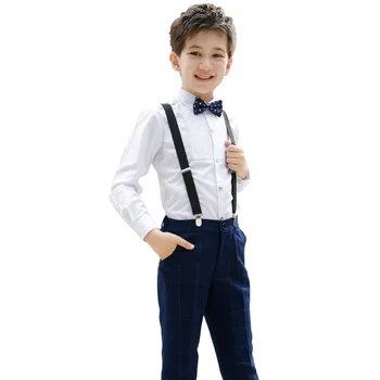 

New Suits for Boys Wedding Child Costume Blazer Boy Gentleman Suit 2pcs(shirt+pants) Children Spring Clothes Kids Suits Formal