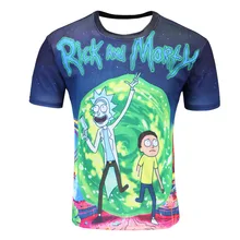 Moderní unisex tričko s krátkým rukávem a 3D potiskem