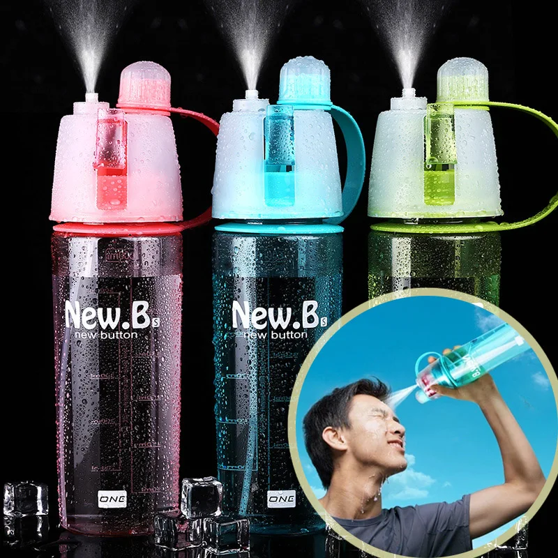 Bpa Free Spray Water Bottle Portable Sport Spray Water Bottle for Creative Outdoor Bicycle