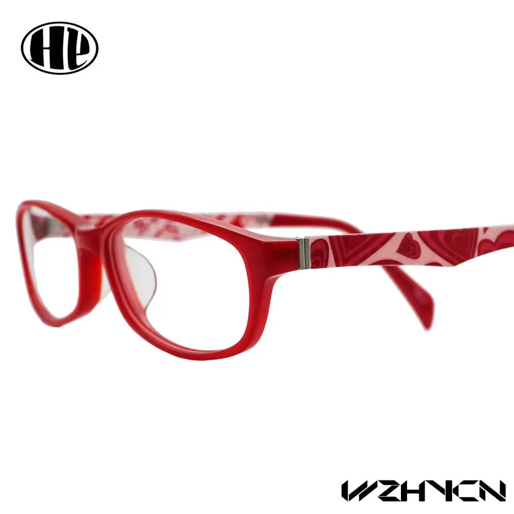 Новое поступление дизайнерские красочные милые студенческие gafas высококачественные прозрачные линзы ацетат Oculos очки Рамка - Цвет оправы: Красный
