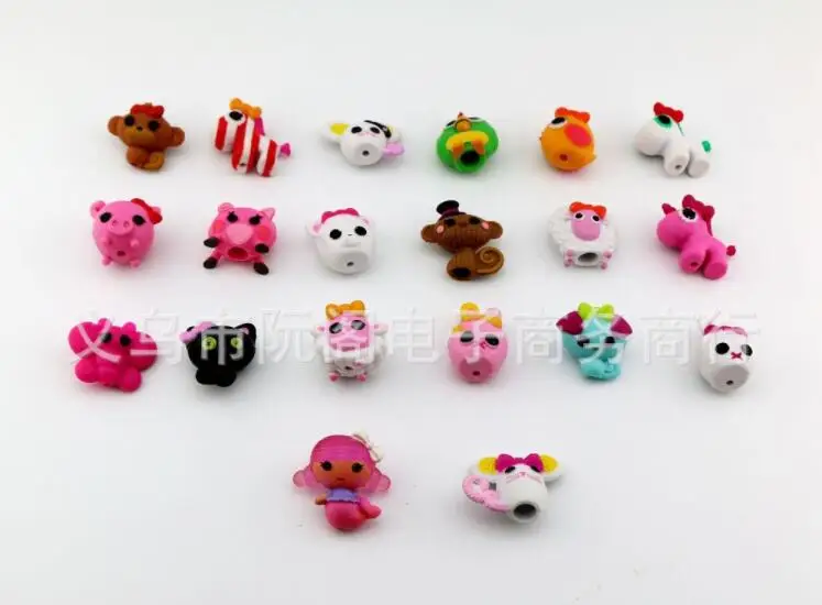 50 шт./лот Мультяшные фигурки Lalaloopsy аксессуары милые животные для девочек мини