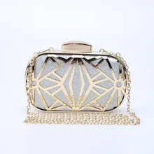 Модные стильные вечерние сумки из полиуретана с цепочкой на плечо вечерние клатчи вечерние сумки черные/Золотые кошельки