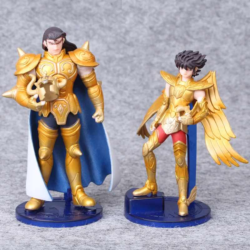 Новые серии 2 куклы 5 шт./компл. аниме Saint Seiya Миф Ткань Рыцари зодиака Pegasus 13 см ПВХ Действие фигурки Куклы и игрушки