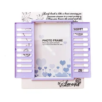 

Europe Shutter Frame Figurines Creative Photo Frame Gift Fashion Studio Table Office Desktop Decorations Cartoon Cute Home Decor