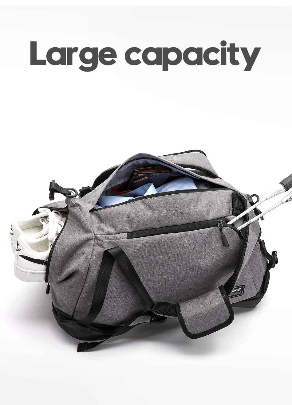 COPOZZ водостойкая сумка для спортзала спортивная мужская женская для хранения обуви фитнес йога коврик тренировочная сумка на одно плечо сумка через плечо Tas