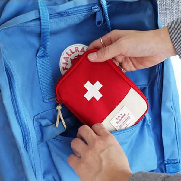 Дорожная переносная сумка для хранения первой помощи Аварийная сумка для лекарств на открытом воздухе органайзер для выживания таблетки