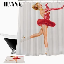 Sexy Woman 150x180cm Shower Curtain Waterproof Polyester Fabric Shower Curtain And 40x60cm Bath Floor Rug For The Bathroom Sexy Woman 150x180cm Shower Curtain Waterproof Polyester Fabric Shower Curtain And 40x60cm Bath Floor Rug For The Bathroom