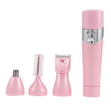 4 в 1 Портативный Электрический Эпилятор бритвы нос клипер бровей бритвенный станок для Для женщин