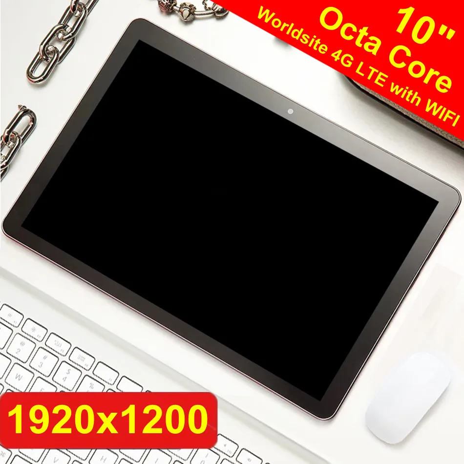 pc com Wi-fi Kuhengao Internacional 10 Polegada Tablet - 64 gb Mediatek Mt6753 Android 7.0 Gps Câmera Wi-fi 32 4g Lte 8 Tablet PC Com WI-FI 64 gb MediaTek