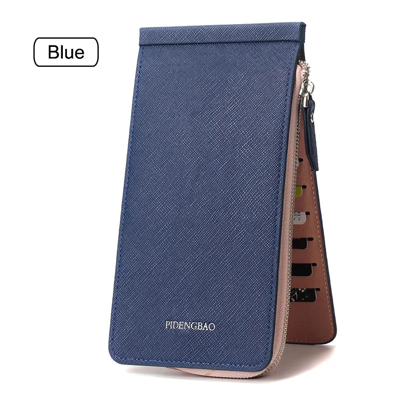 

Women Men Lady Wallets Purse Multifunction PU Zipper Buckle For Mobile Phone Money Card Popular
