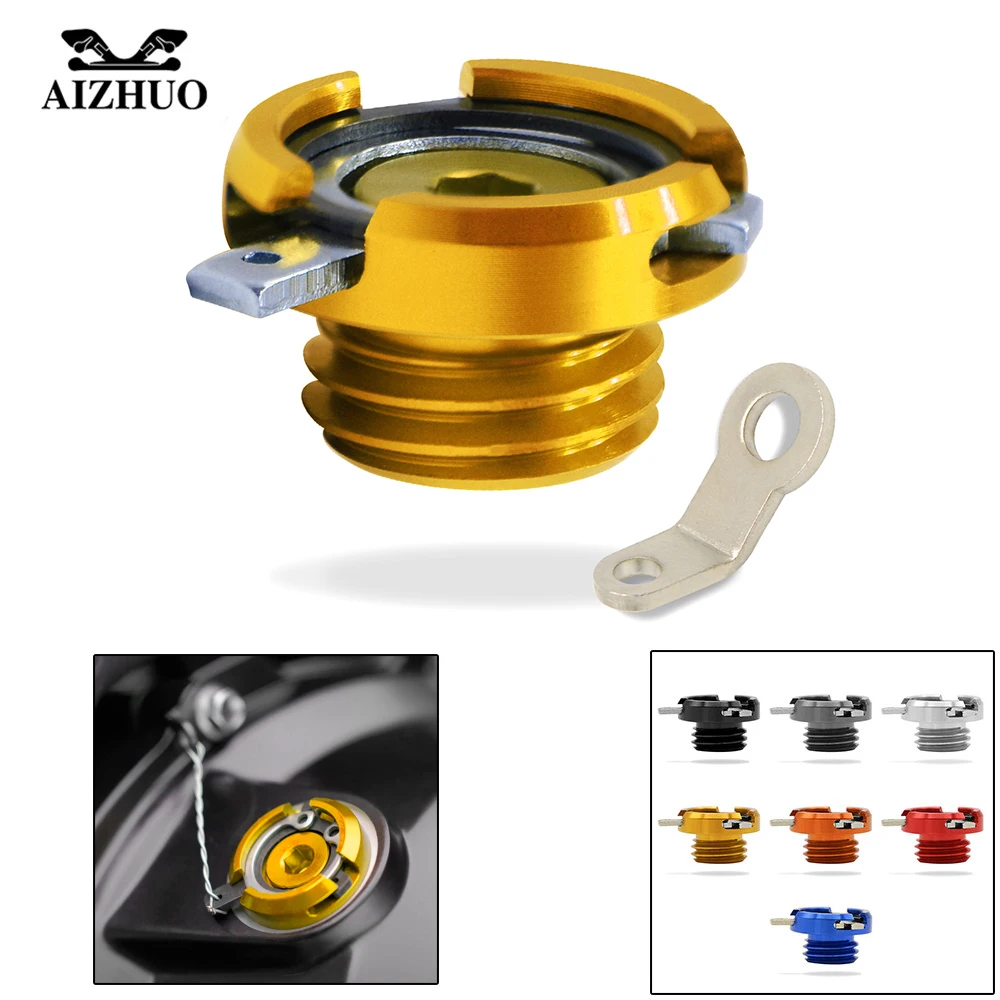 For Triumph DAYTONA 675 yamaha TMAX500 TMAX530 honda X-11 CBR250R Engine Oil Filler Cup Cap M20*2.5 Motorcycle CNC Reservoir Cup