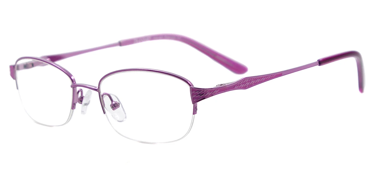 Женские очки, оправа, половинная оправа, металлические, овальные очки, для рецептурных линз, близорукость, для чтения, Мультифокальные
