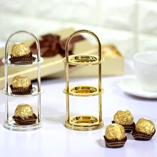 Арахисовая шоколадная стойка macaron витрина миниатюрная, десертная украшения инструменты стойка многослойная Полка Подставка для демонстрации украшений