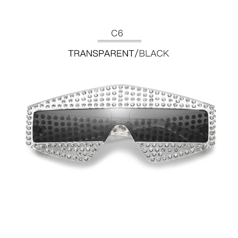 FU E новые модные солнцезащитные очки для мужчин и женщин Роскошные брендовые дизайнерские очки с бриллиантами Женские солнцезащитные очки UV400 5725 - Lenses Color: C6
