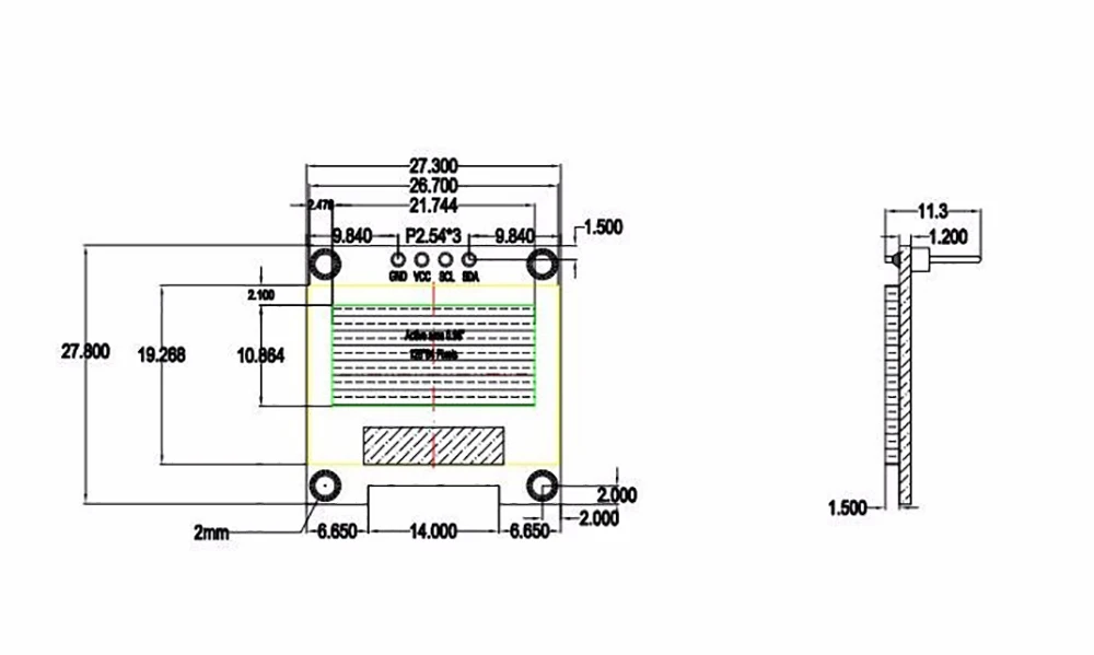 0,96 дюймов межсоединений интегральных схем последовательный SPI 128X64 синий осид Дисплей модуль I2C 12864 ЖК-дисплей Экран доска 0,96 "SSD1306 для Arduino