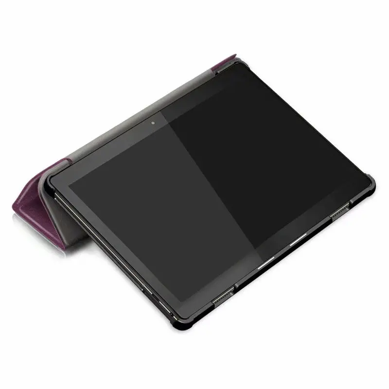 Новое поступление, тонкий жесткий чехол для lenovo Tab M10 TB-X605F, чехол для планшета, 3 сложения, Магнитный чехол-подставка для M10 X605, 10,1 дюйма