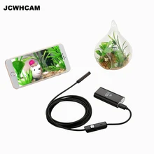 JCWHCAM 8 мм 5 м Wifi эндоскоп Android Камера бороскоп HD 720 p IP67 Водонепроницаемый инспекции IOS эндоскоп для iphone Камера