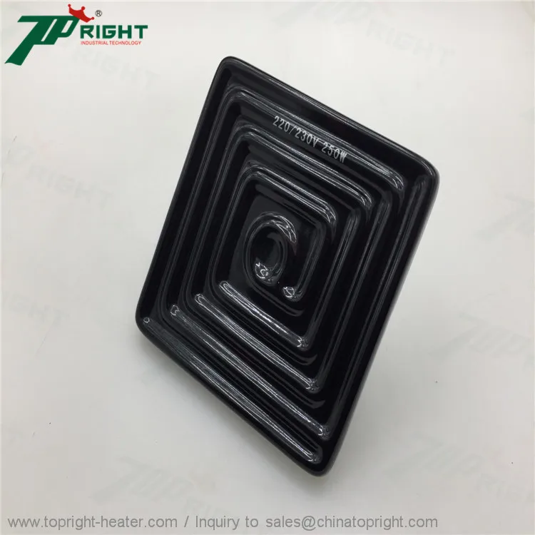 Размеры 122x122 мм 220V300W ИК-керамический нагреватель