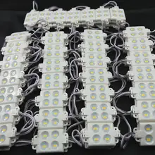 5730 4 светодиодный Светодиодный модуль ввода 12 V Водонепроницаемый IP65, магазин баннер СВЕТОДИОДНЫЙ знак модули для фоновой подсветки, световой короб для рекламы модули