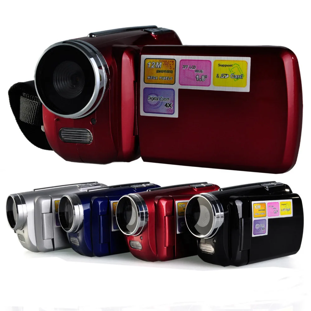 

Newly used 1.8 inch LCD Screen Mini Digital Video Cameras 12MP 4 x Zoom Camcorder Video Camera DV DVR GIFT