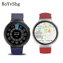 I4 Смарт-часы Android 5.1 1.39 дюймов Дисплей 3G Wi-Fi 512 МБ+ 8 ГБ Bluetooth GPS SmartWatch часы телефон для IOS Android