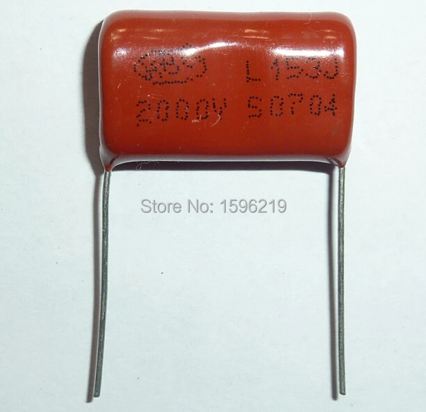 20 шт. Конденсатор CBB 153 2000V 153J 2KV 0 015 мкФ 15nF P24 CBB81 Металлизированный
