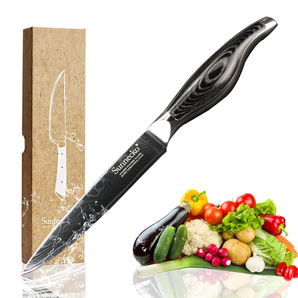 Buy Sunnecko 5" Utility Knife Damascus Steel Kitchen