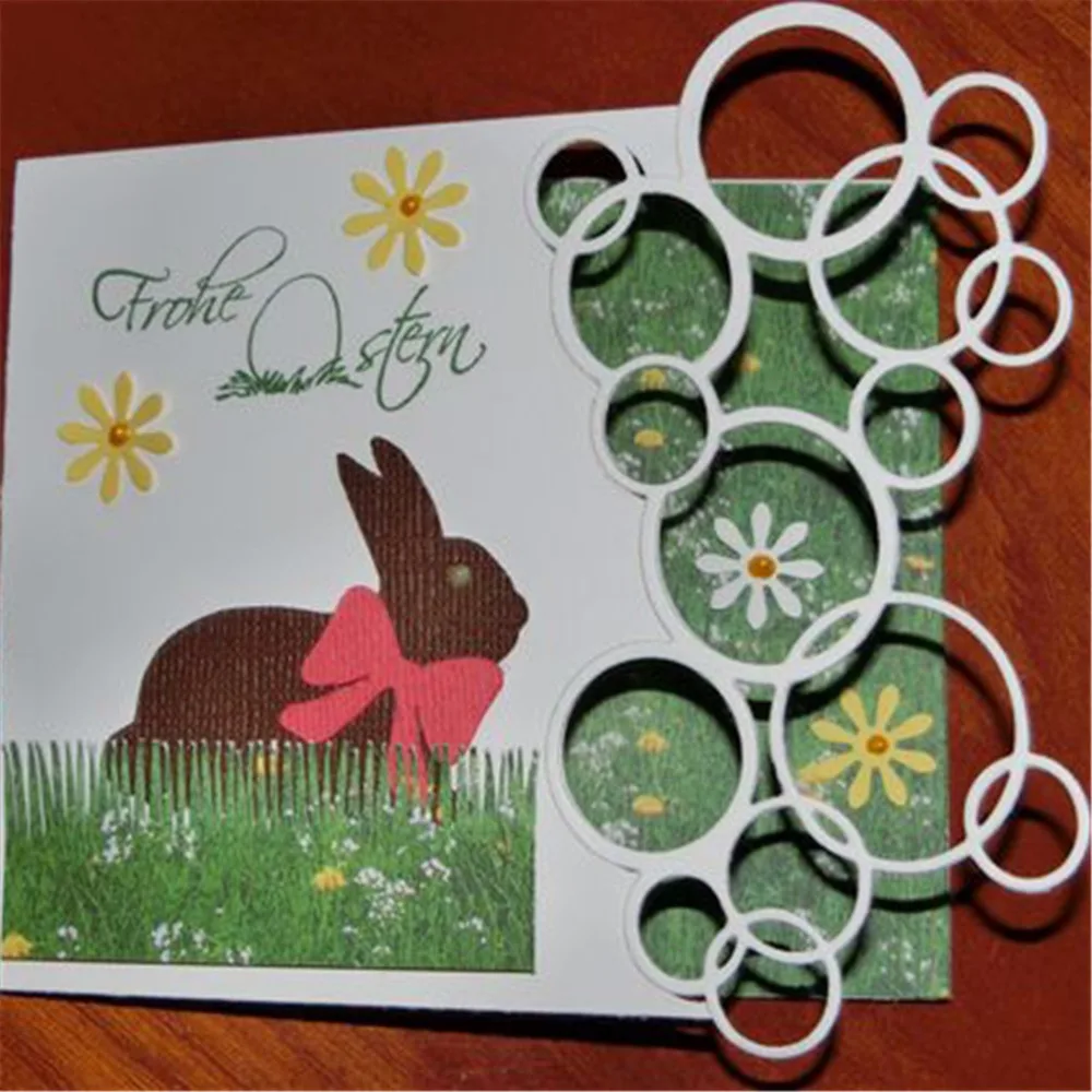 

Hollow Out Round Circle Metal Cutting Dies Scrapbooking Album Decoration Craft Die Cutting Embossing Supplies Die Cut Stencils