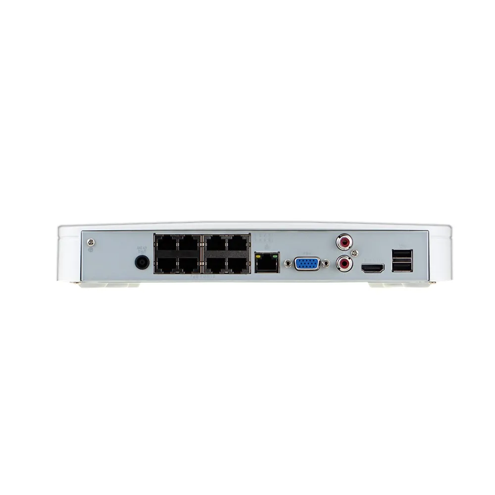 Dahua 4 К POE NVR NVR4104 P 4KS2 NVR4108 8P с 4/8ch PoE h.265 видео Регистраторы Поддержка ONVIF 2 SDK CGI белый