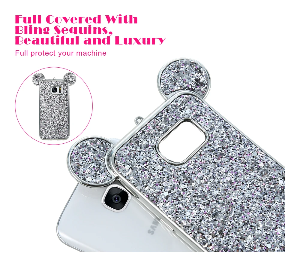 KISSCASE For Samsung S8 S8 Plus S7 S6 Edge Case Mickey Mouse Soft TPU Silicon Cover Case For Galaxy S8 S8 Plus S7 S6 Capa Coque (7)