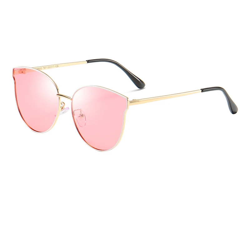 Кошачий глаз тени для женщин модные солнцезащитные очки Брендовые женские винтажные retrocateye очки солнцезащитные очки сексуальные - Цвет линз: Розовый