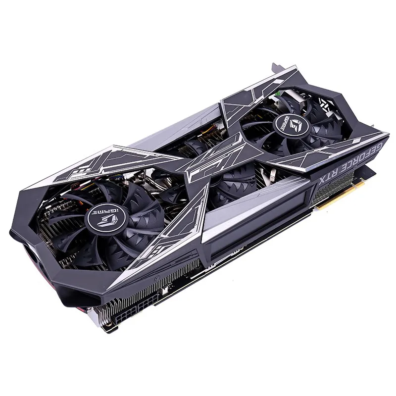 Красочные видеокарты iGame RTX 2080 Vulcan X OC GDDR6 8G Nvidia игровая видеокарта 256Bit HDMI/DP PCI-E X16 для настольного ПК игры