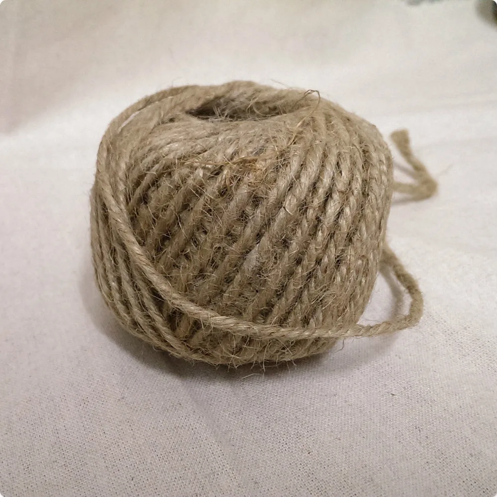 DIY Natural COLOR Jute Rope Twine 40M*3Ply Decorative Handmade