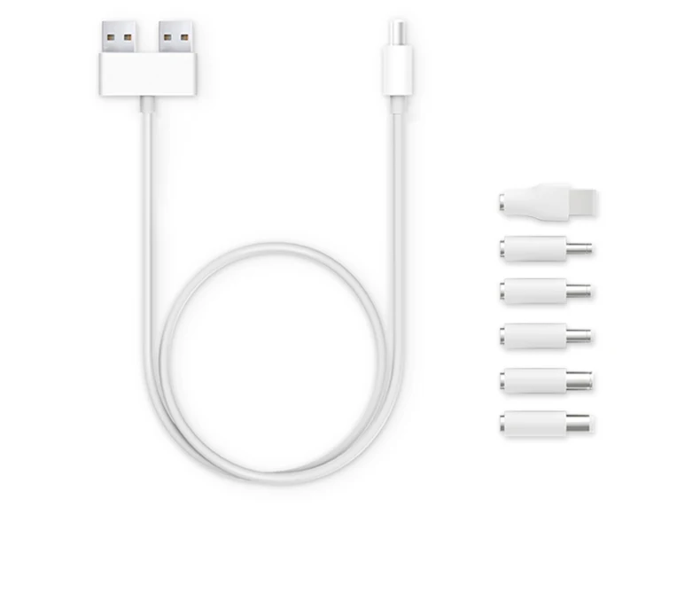 Xiaomi charging station multi-port 5 USB socket adapter QC2.0 fast charging cable charger charging power 65w notebook  (8)