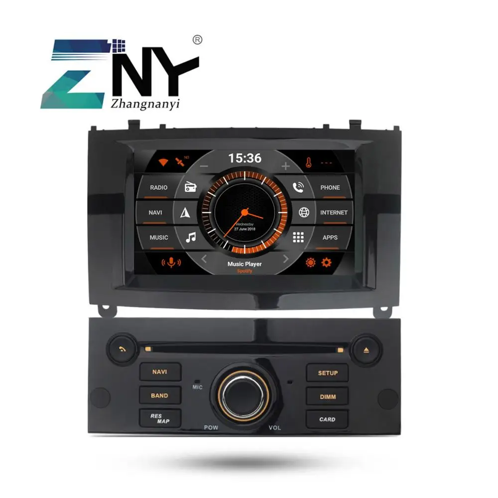 Clearance 7" HD Android 8.1 Car GPS Stereo For Peugeot 407 Auto Radio FM RDS DVD WiFi Navigation BT Audio Video Multimedia Backup Camera 2