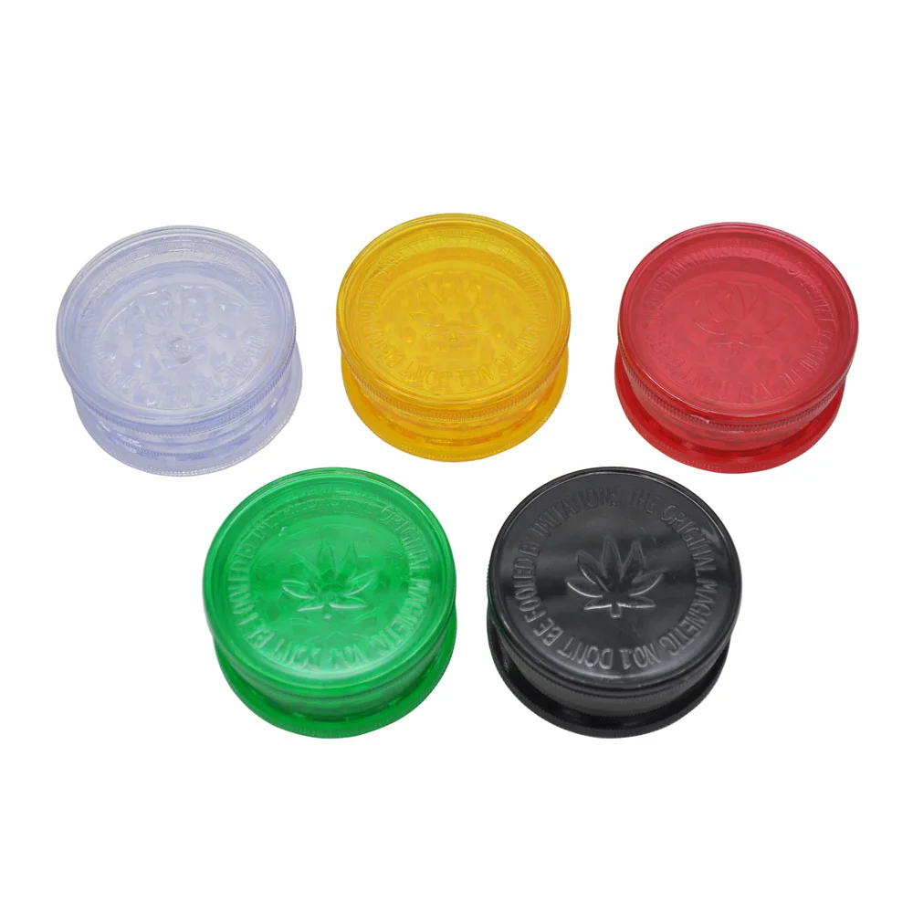 Buy 24pcs/lot 3 Layers Plastic Herb Grinder Herb
