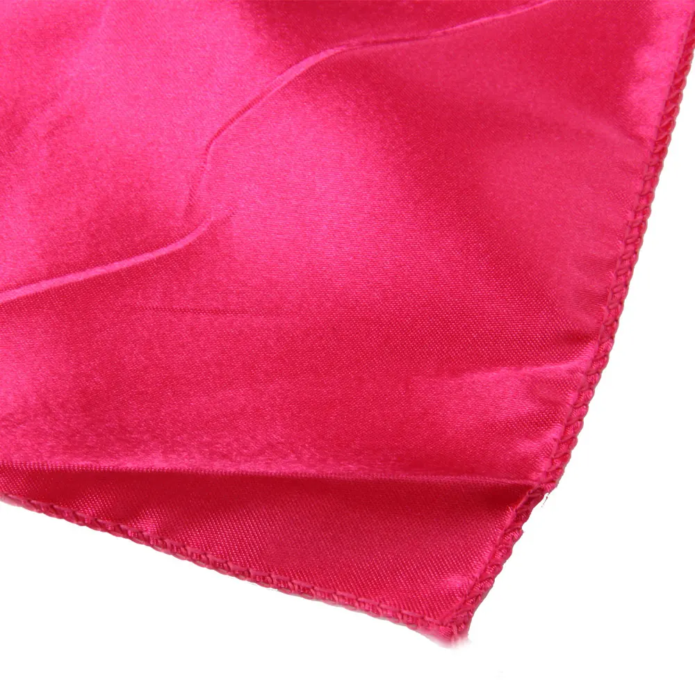  10Pcs Rose Satin Table Runners Wedding Party Supply Professional Decoration