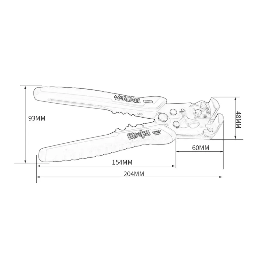 

LAOA Automatic Wire Stripper Tools Wire Cutter Electrical Cable Stripping Tools For Electrician Crimpping with 2 Springs