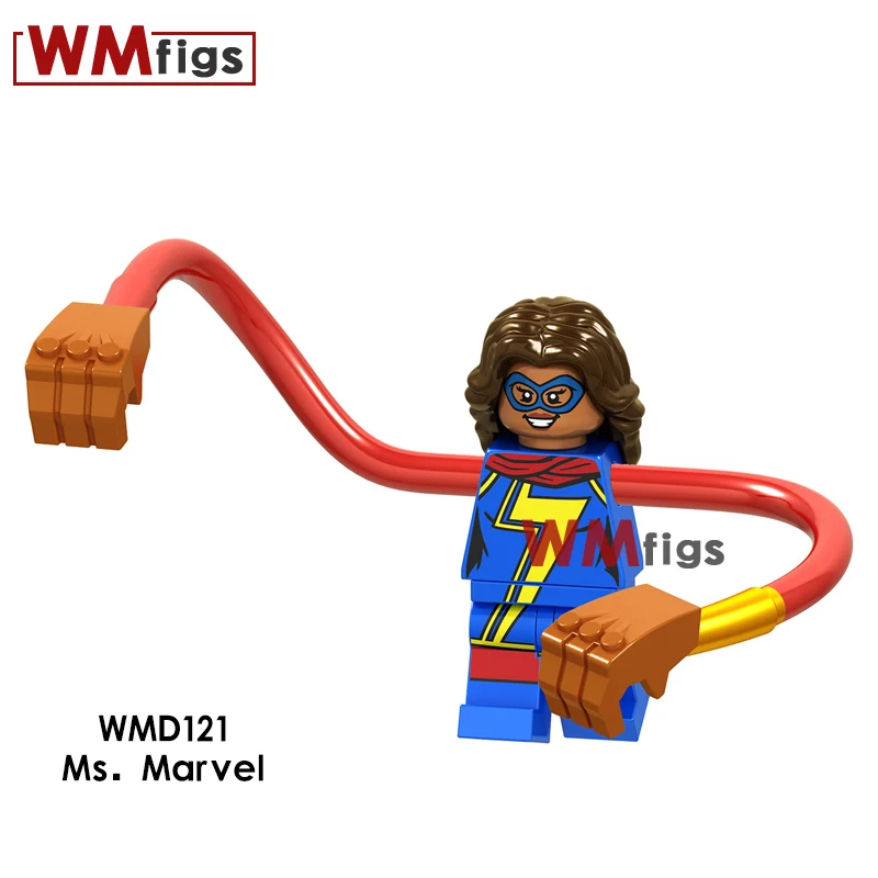 

Captain Marvel Single sale GD121 Marvel Avenger Endgame Iron Man Avengers Building Blocks Bricks Gift Toy For Children