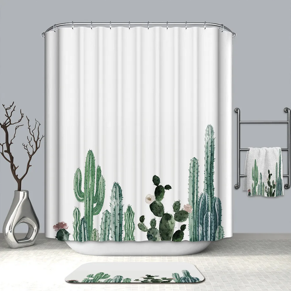 Waterproof Various Pattern & 12 Hooks Bathroom Shower Curtain Multichoice Lot. Art restoring ancient ways | Дом и сад