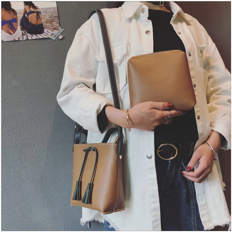 Elimetis 2018 Women Shoulder Bag Leather Female Chain Crossbody Bag Fashion Double Handbags Messenger Shoulder Bag For Women     (4)