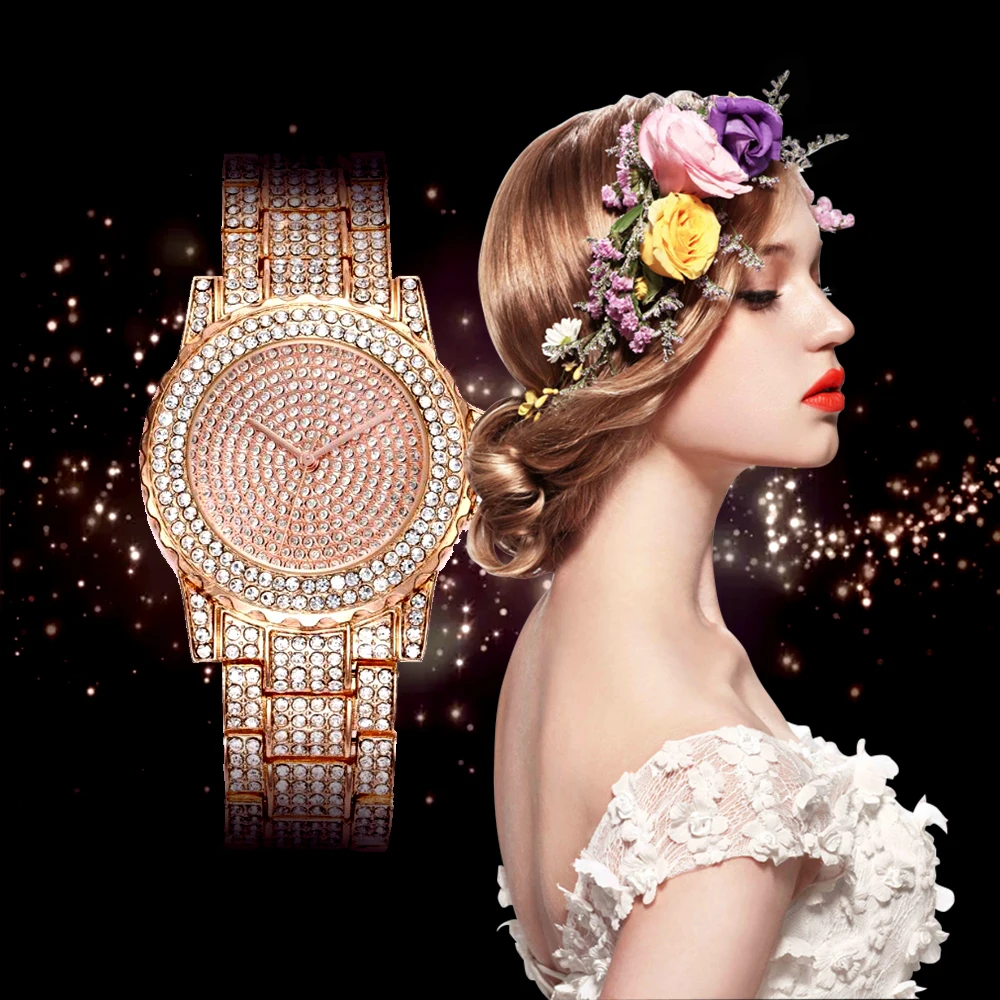 

Sloggi burst sells Luxury Women Fashion Diamonds Watches Personality Leather Quartz Watch Ladies Female Wrist Watch Reloj-mujer