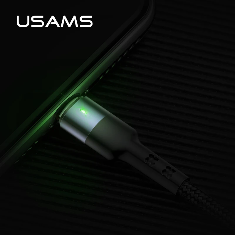 USAMS 4 в 1 мульти usb Кабель зарядного устройства для iPhone xs Samsung huawei xiaomi зарядный